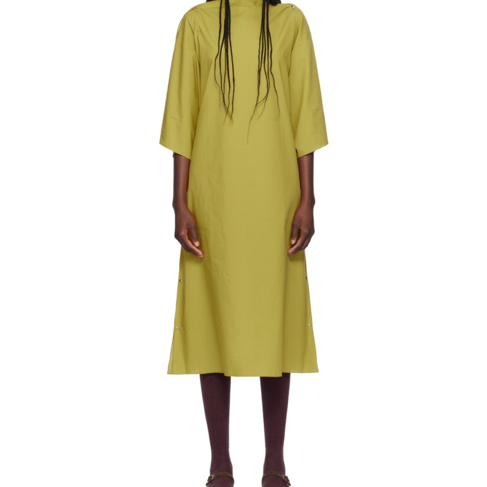 BASERANGE Green Ned Midi Dress - NWT